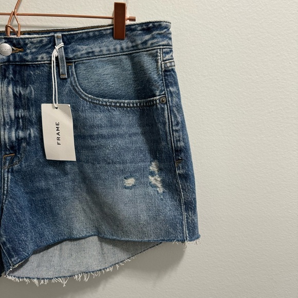 FRAME Le Grand Garcon Short Whitmore Soho Size 31 - Picture 4 of 16